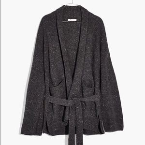 Madewell tie waist cardigan